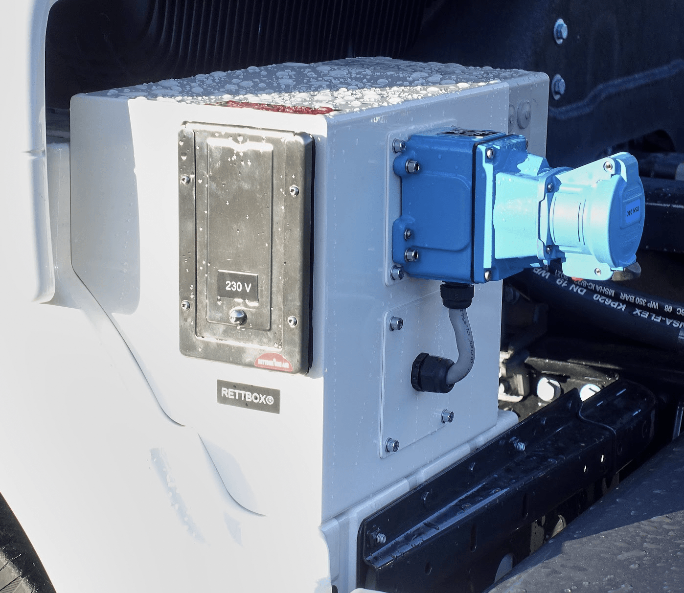 Energieeinspeisung 230V Einspeisung Rettbox-Air